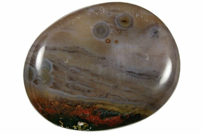 Polished Ocean Jasper Stone - New Deposit #223028